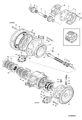 Bogie anti-cabrage, assemblage 9991160S2