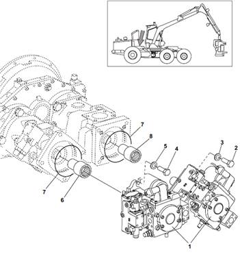 Pompes hydrauliques, montage 9992218