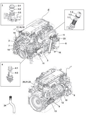 Moteur thermique, assemblage 99929323