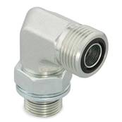 Adaptateur mâle ORFS 11/16 - mâle BSP ISO 1179 3/8-90° Parker 6-6C4OMLOS