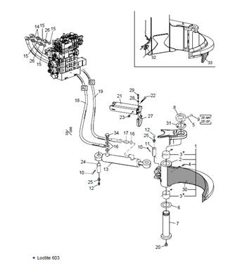 Unité d'ébranchage inférieure LM006103