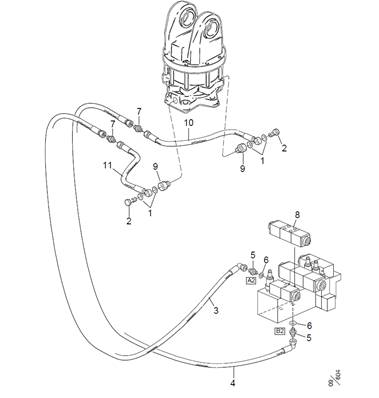 Valve pour le contrôle du rotator LM033620