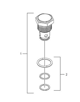 Clapet anti-retour bloc secondaire LM617029