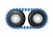 Paire de tracks bluetrack flow 26mm 1x1 pour 710/45 Pewag 956551X1