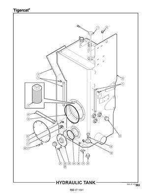 Réservoir hydraulique 502071691