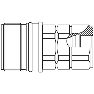 Coupleur à visser femelle  G3/4 Parker QHPA56-G4X6-C