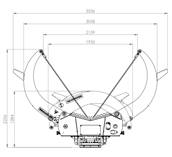 Clambunk 1,6 m² KS avec câble BURGER 300595