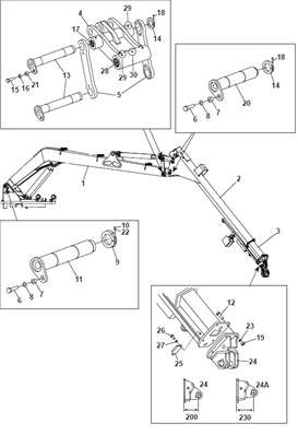 Grue 300 10m, assemblage 9991765