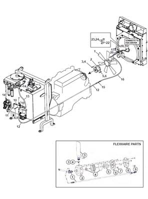 Hélice ventilateur reversible, montage 9991871