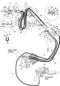 Tte d'abattage, conduites hydrauliques 9992248S2