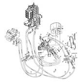 Hydraulique de l'unit de scie SuperCut 100 F12-30 LM039712S2