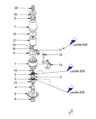 Encodeur pour unité de scie SuperCut 100 LM554276