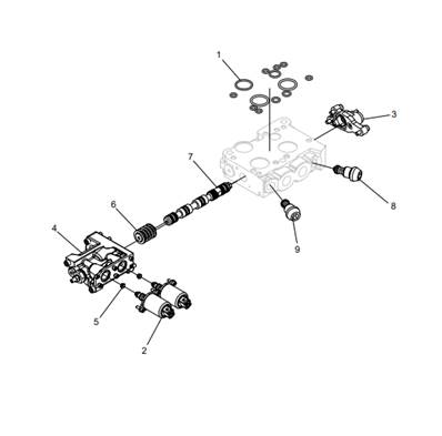 Section hydraulique pour l'entraînement LM61411503