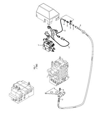 Système électrique, kit d'accumulation avec contrôle rotator LM999305