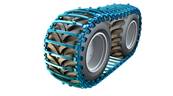 Paire de tracks avec oreille OF 26mm 600-24.5 Olofsfors 295-670025DB