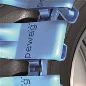 Paire de tracks bluetrack flow wide 26mm 1x1 pour 710/45 Pewag 224641X1