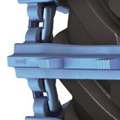 Paire de tracks bluetrack duro 26mm 0x0 pour 710/45 Pewag 554670X0