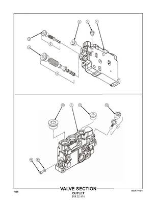 Section de distributeur, sortie treuil, bouclier, grue et grappin 51132171