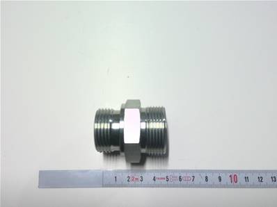 Union mâle ORFS 1 7/16 - mâle BSP ISO 1179 1 Parker 16F42EDMLOS