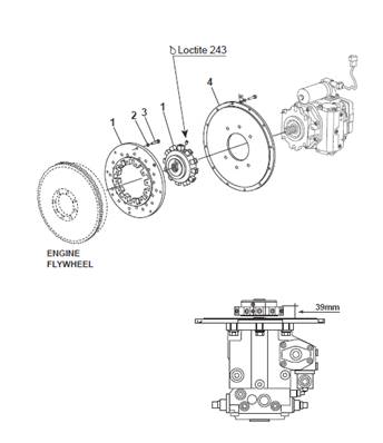 Pompe de transmission, assemblage 9903096