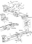 Moteur d'avancement arrire, freins 9991935S2