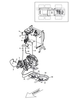 Avancement, conduites hydrauliques 9992048