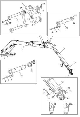 Grue 220 10m, assemblage 9992785