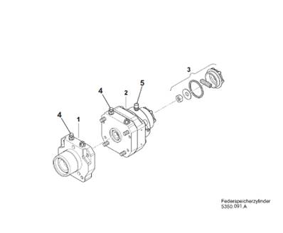 Bogie , cylindre de frein 99929395
