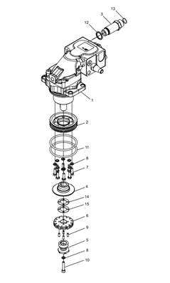 Moteur de scie True-Cut, assemblage LM018709