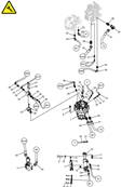 Hydraulique de l'unit de scie 318 F11-19 LM043571S2