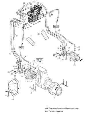 Moteurs de rouleaux V12-60 LM609132