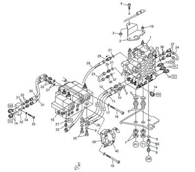 Système hydraulique, général LM999104S2