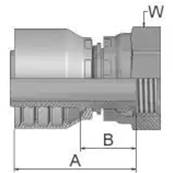 Embout à sertir PARKER BSP 3/8 - Série 48 1EA48-6-6