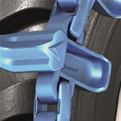 Paire de tracks bluetrack perfekt 26mm 2x2 pour 710/45 Pewag 506942X2