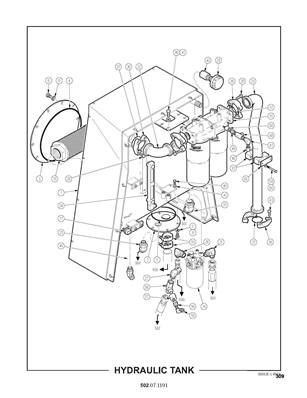 Réservoir hydraulique 502071191