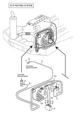 Réchauffeur du système SCR 9990022