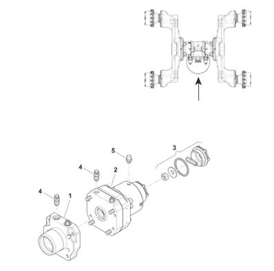 Bogie , cylindre de frein 9991292