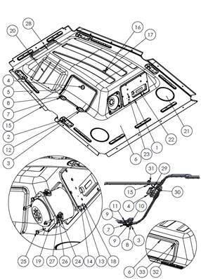 Toit, assemblage 9991379