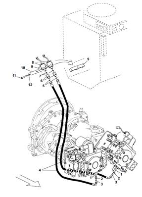 Transmission, capteurs haute pression 9991468