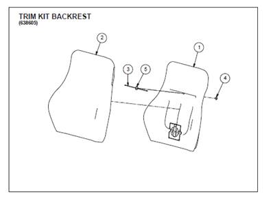 Siège 7000 BASIC, assemblage 9992139