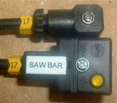 Câble N°17 Valve de scie 7000/9000 Log Max RE014165