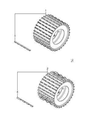 Rouleau V-STEEL LM034690