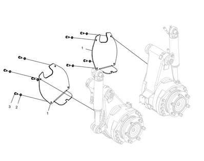 Protection des bras de rouleaux LM043551