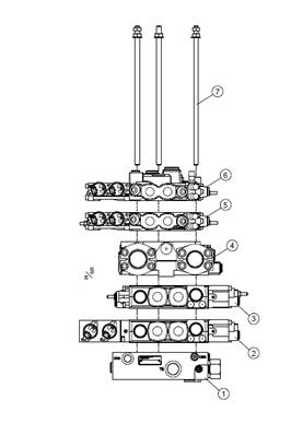 Distributeur droit, basse pression LM611131X