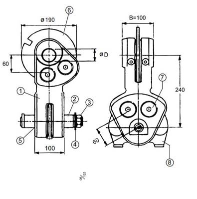 Chape de rotator LM999118