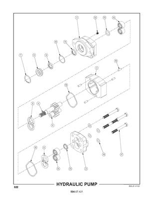 Pompe hydraulique 50407421