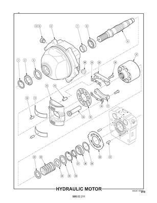 Moteur hydraulique 50502211S3