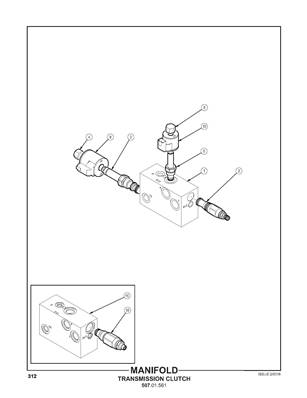 Bloc hydraulique de transmission 50701561