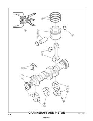 Vilebrequin et piston 9250442