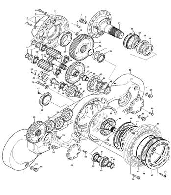 Bogie pendulaire avant 7016644